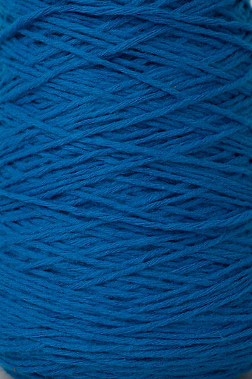 Close up of azul tufting yarn