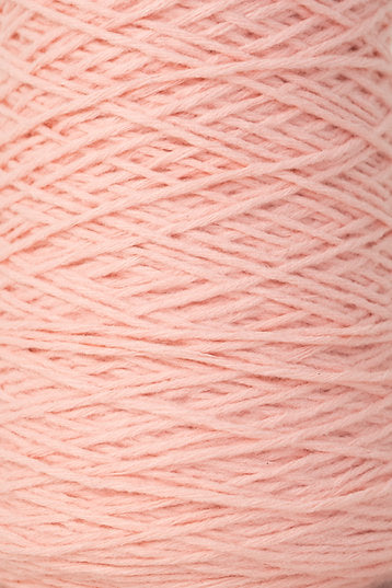 Close up of pink tufting yarn