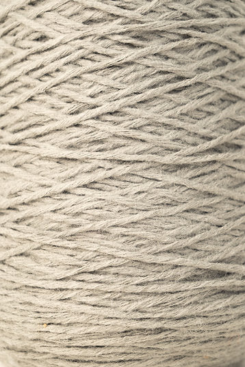 Close up of grey tufting yarn