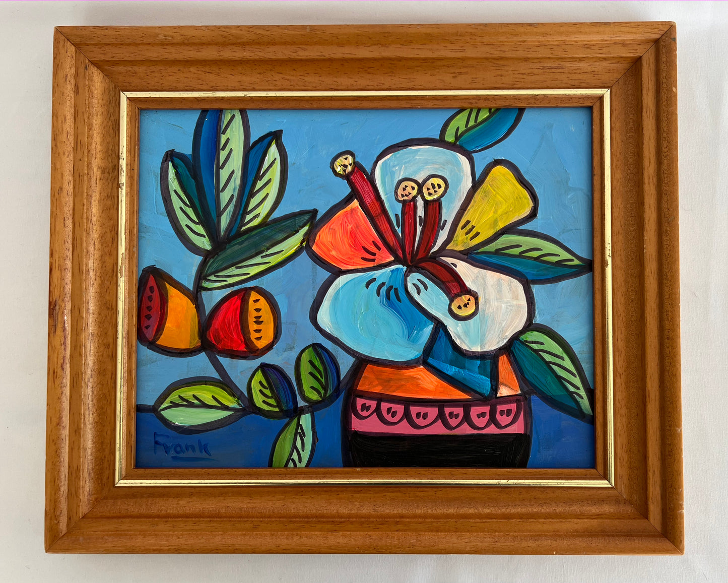 Calle Madera - Acrylic by Javier Fran Korral - Still life