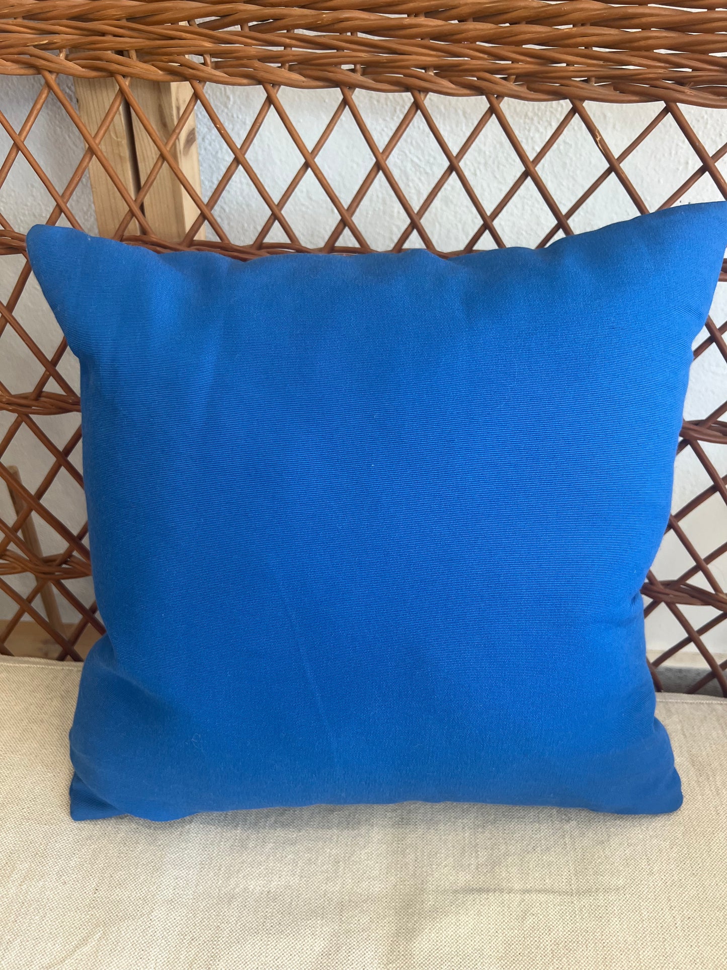 Cheese Plant Motif Tufted Cushion