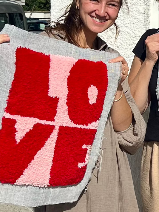 Taller de introducción al tufting: curso de 5 horas de duración