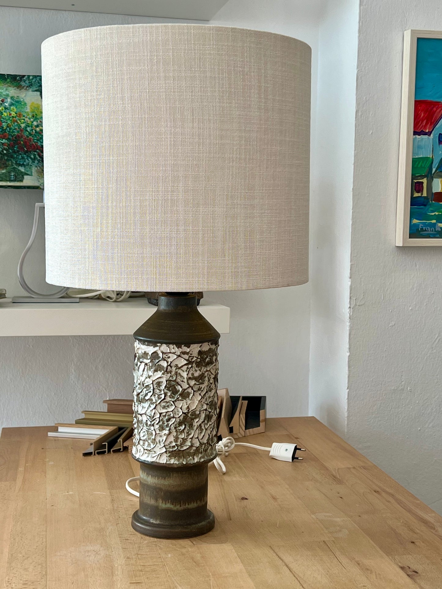 Custom Lampshade - Oats and Honey