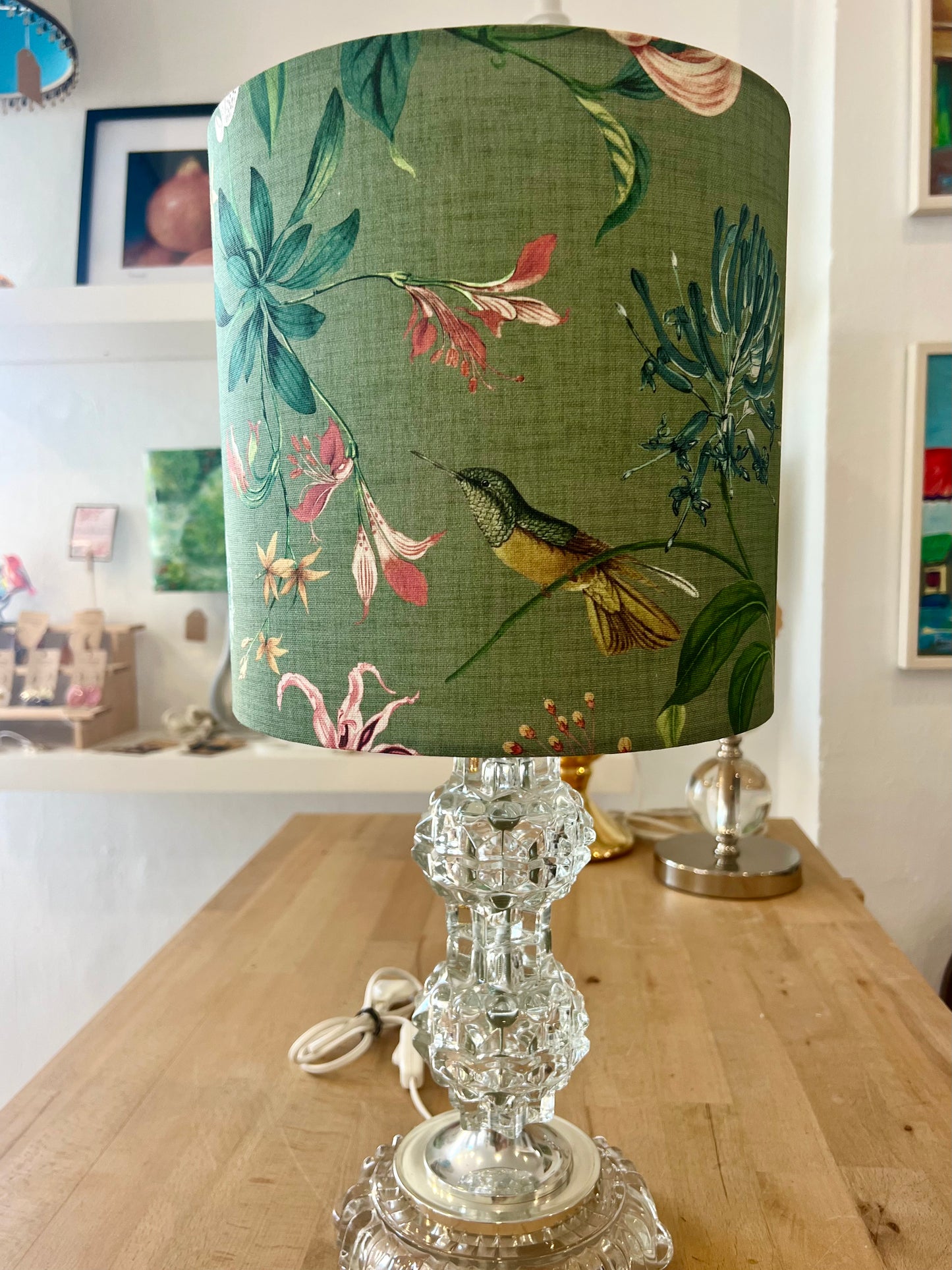 Custom Lampshade - Verde Botanical