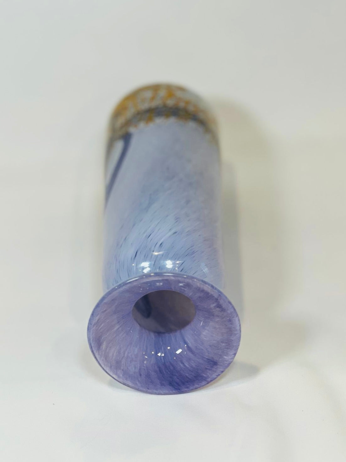 Swedish Glass Vase in Lilac