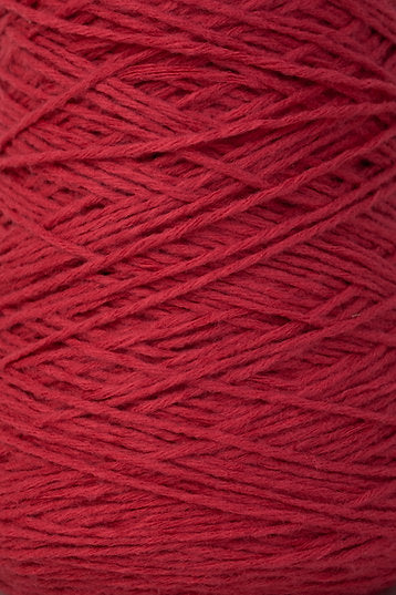 close up strawberry tufting yarn