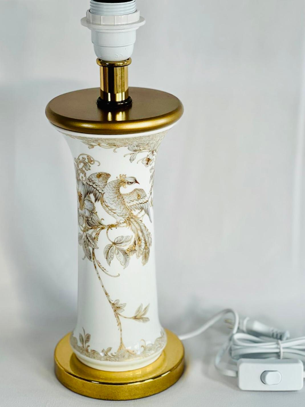 Retro Porcelain Lamp by AK Kaiser