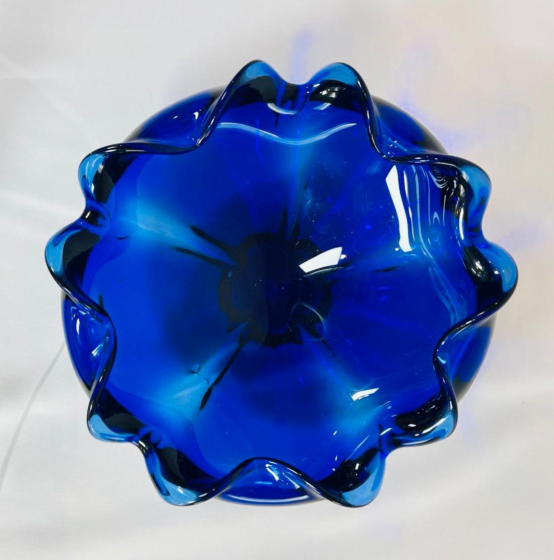 Deepest Blue Vintage Decorative Centrepiece