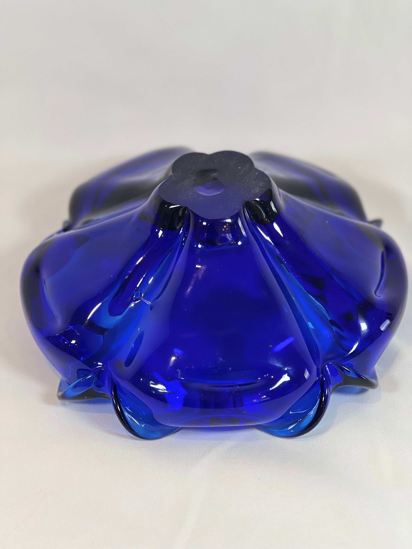 Deepest Blue Vintage Decorative Centrepiece