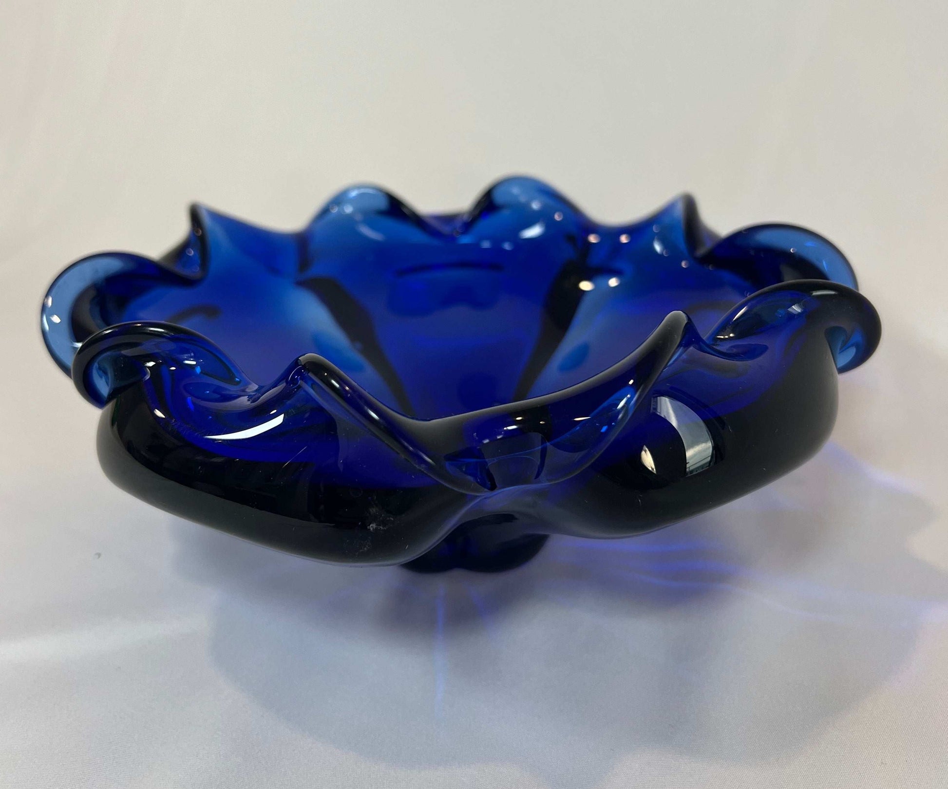 Deepest Blue Vintage Decorative Centrepiece