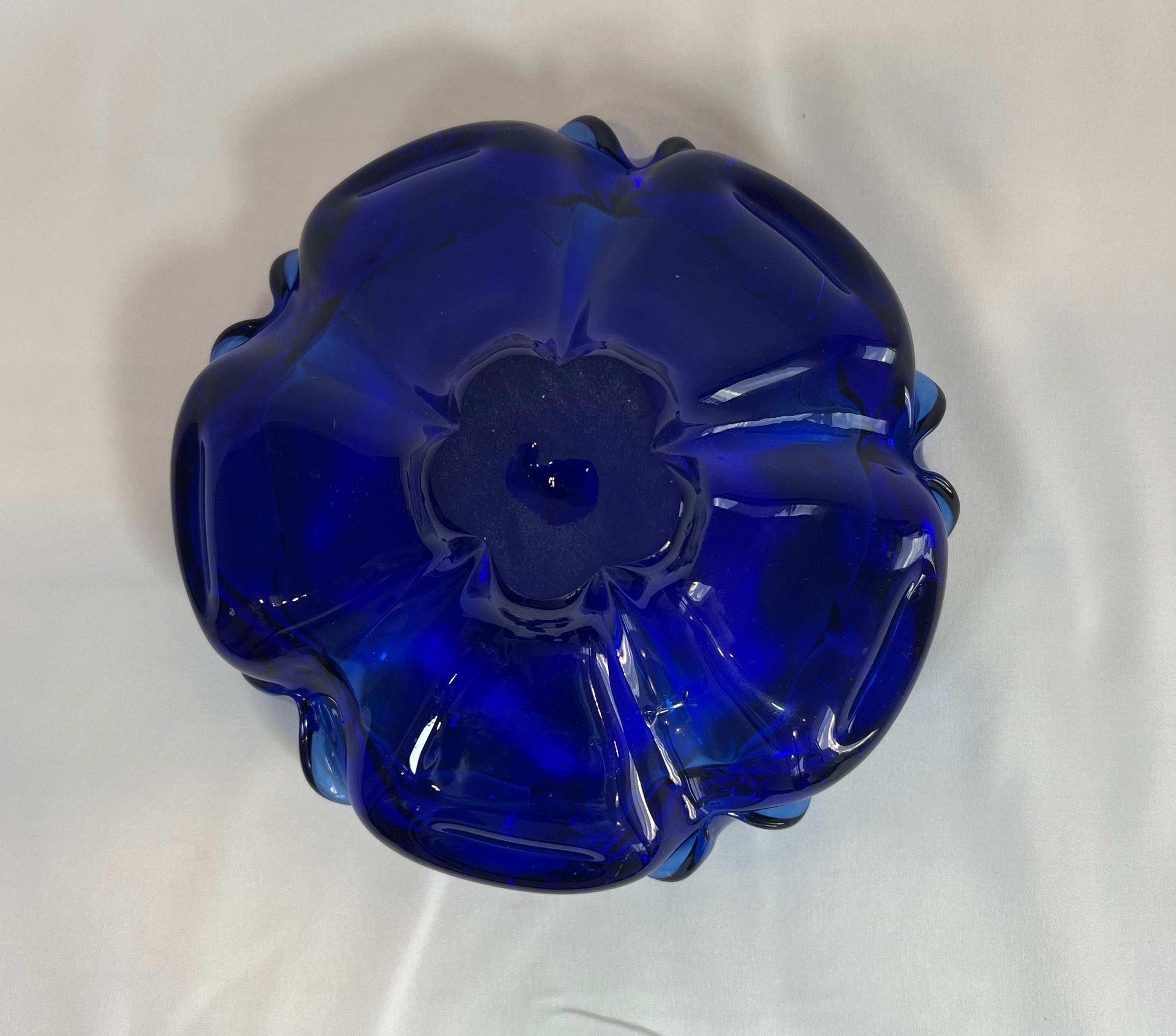 Deepest Blue Vintage Decorative Centrepiece