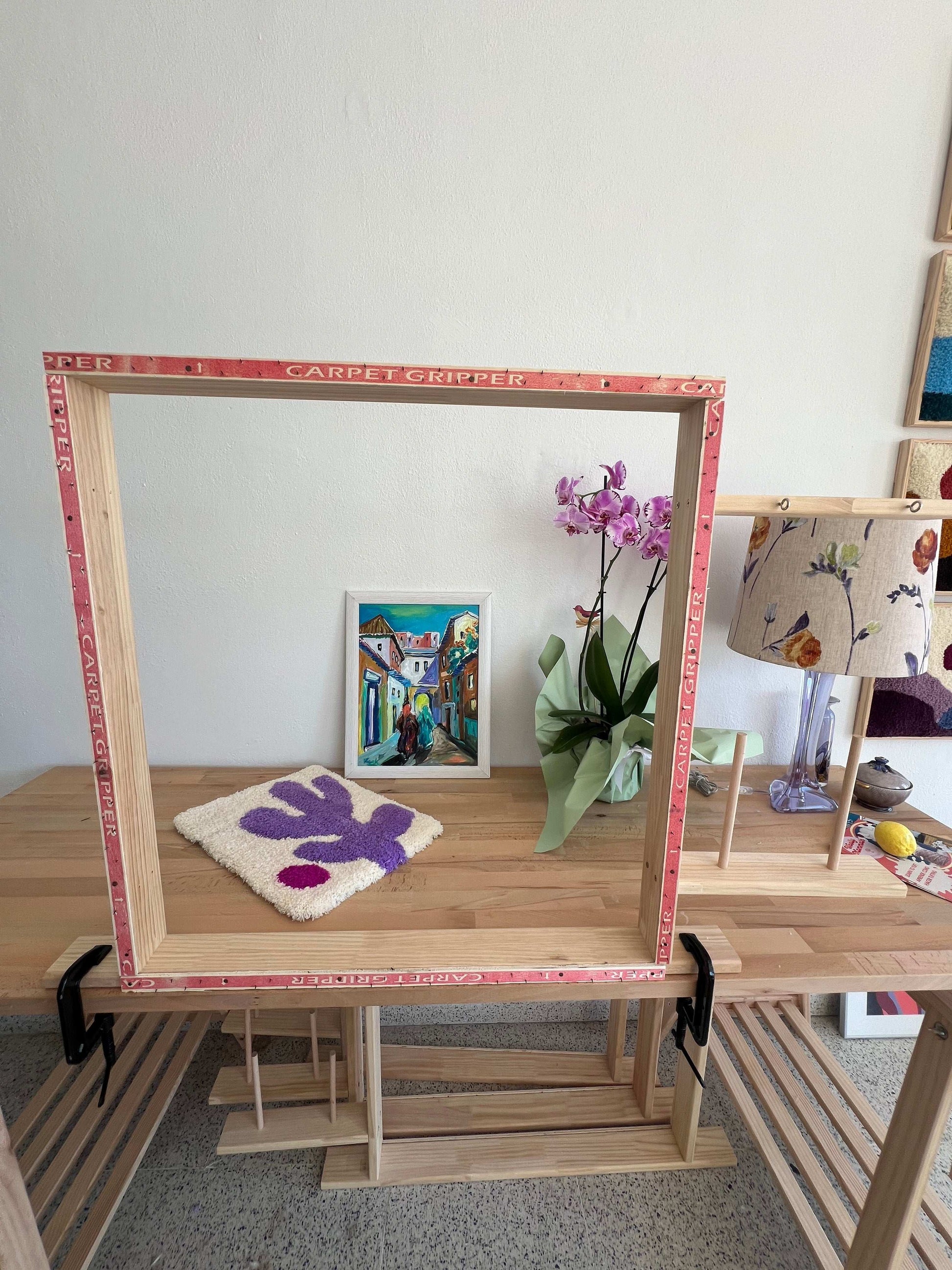 Tufting Frame including Table G Clamps