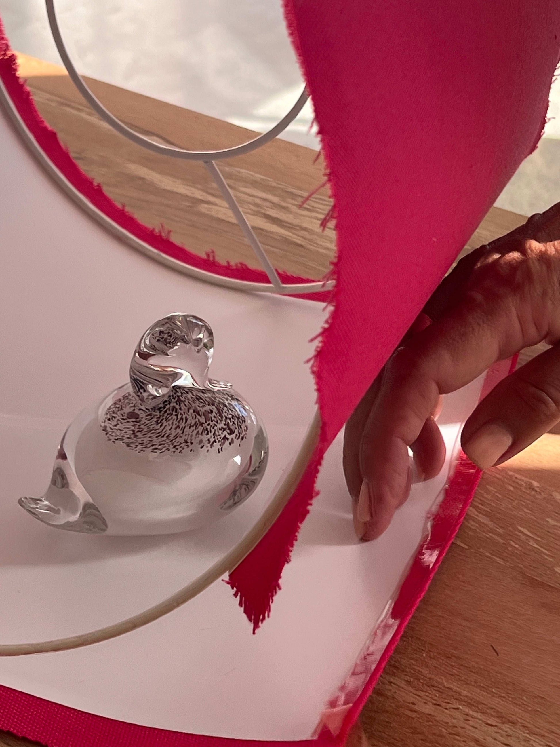 Custom Shocking Pink Lampshade