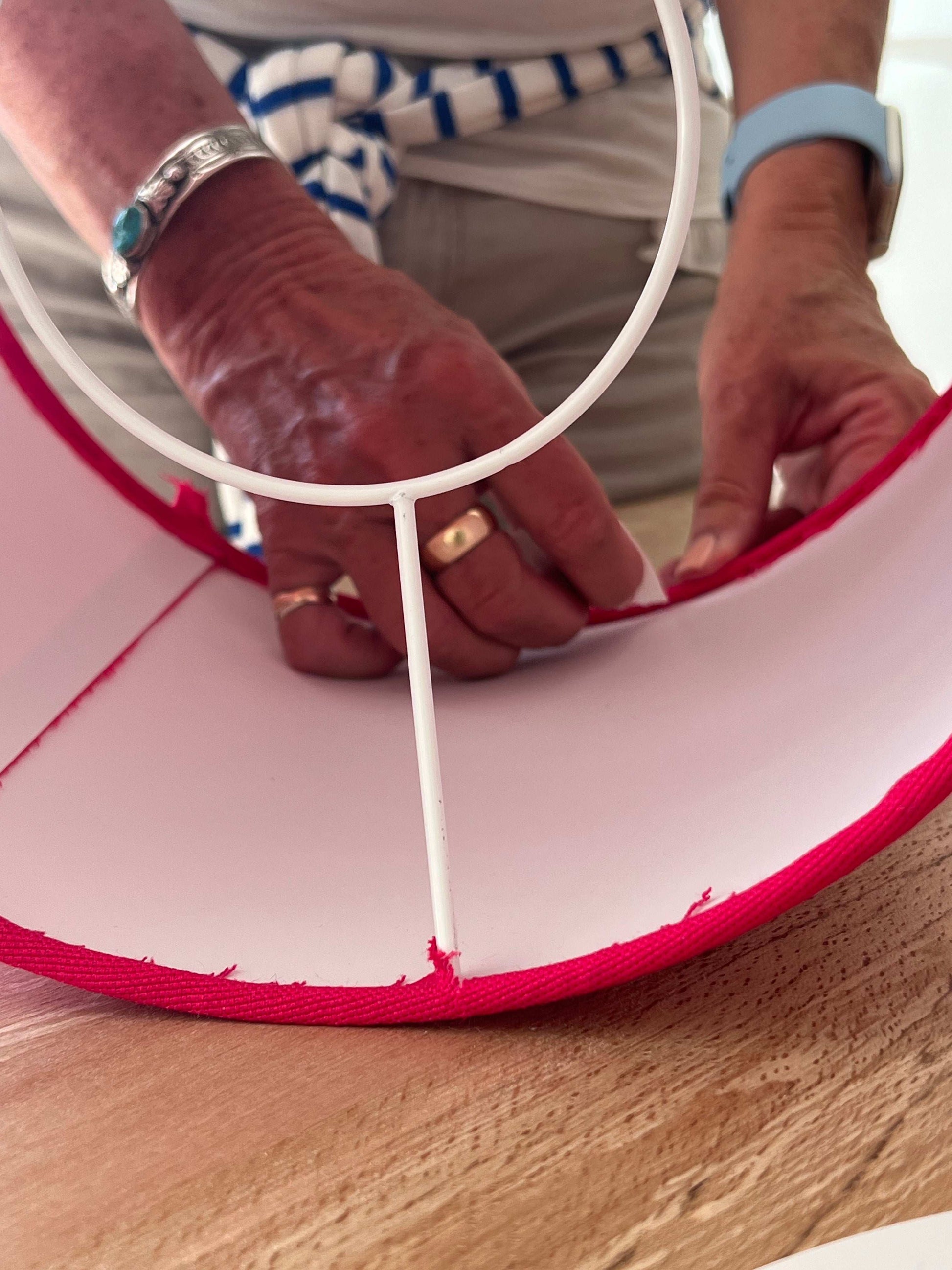 Custom Shocking Pink Lampshade