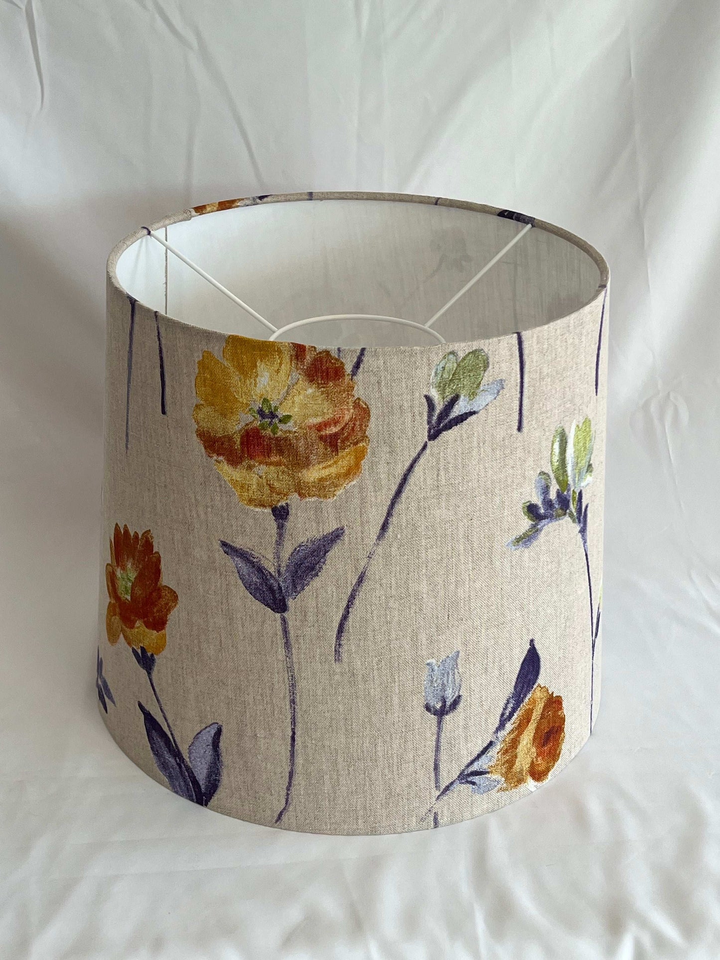 Lavender Bouquet Empire Lampshade reverse side