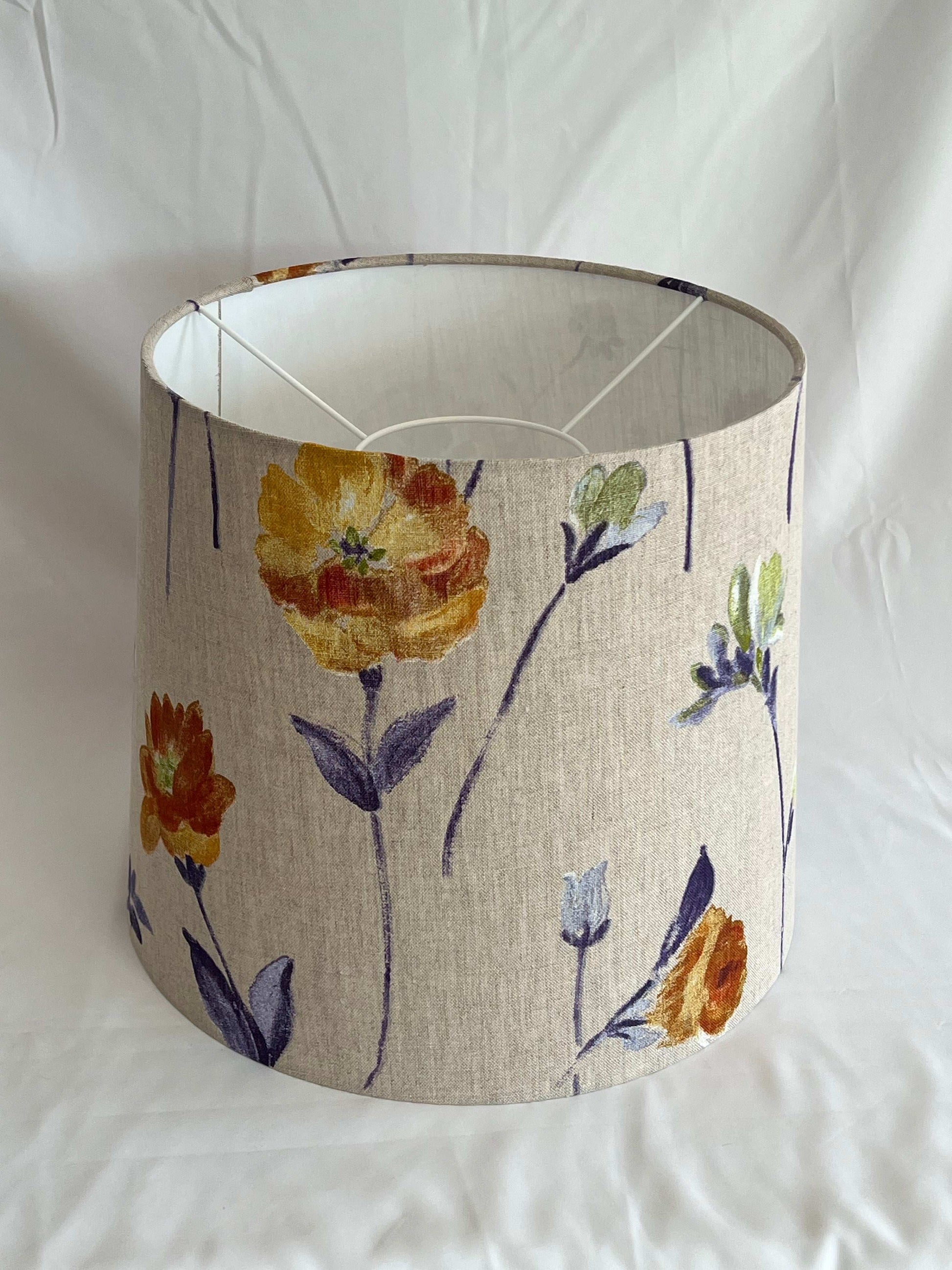 Lavender Bouquet Empire Lampshade reverse side