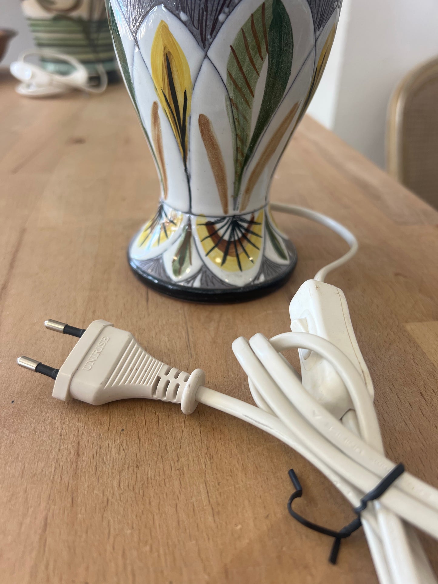 Laholm Swedish Table Lamp and Lampshade