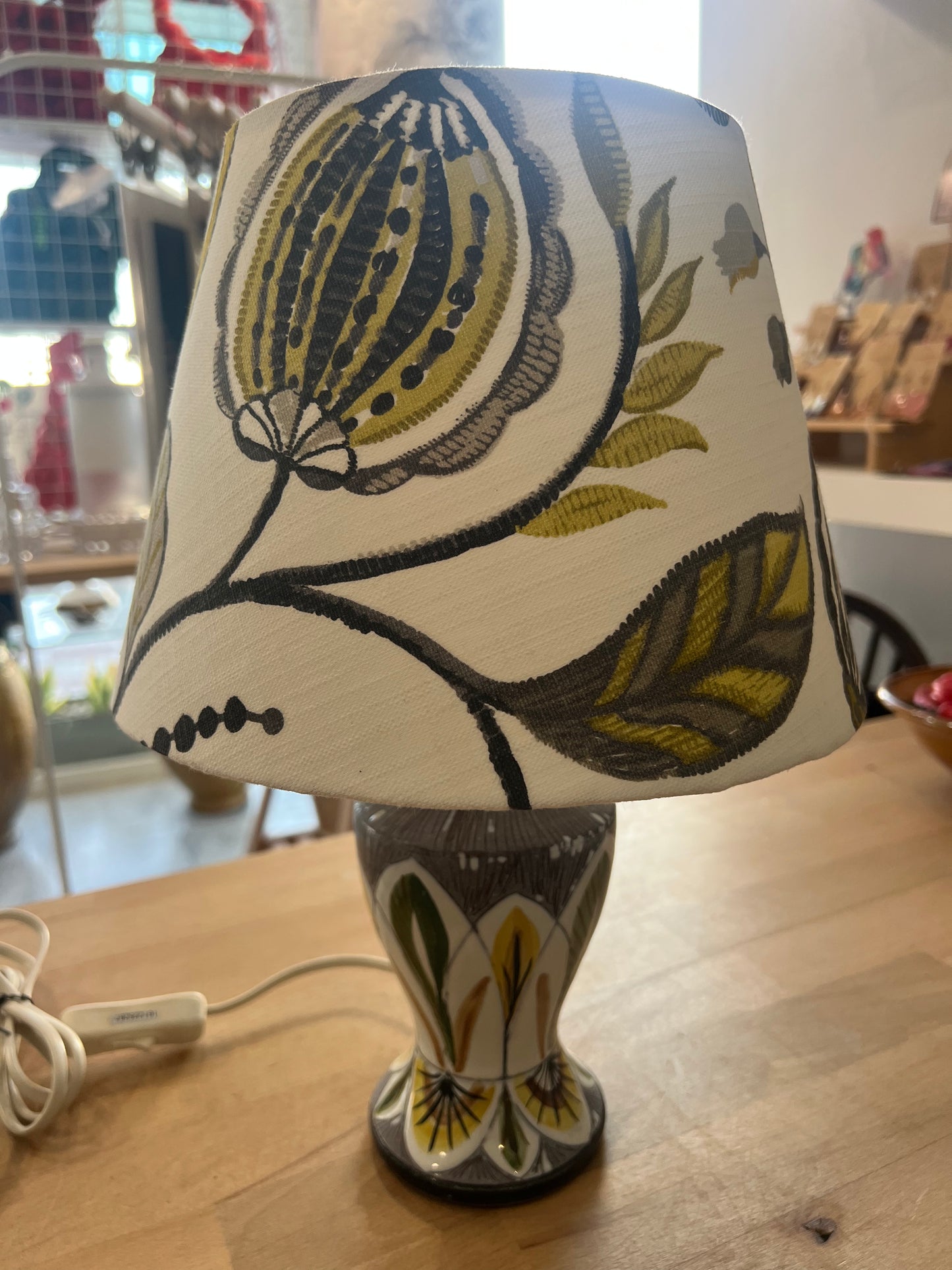 Laholm Swedish Table Lamp and Lampshade