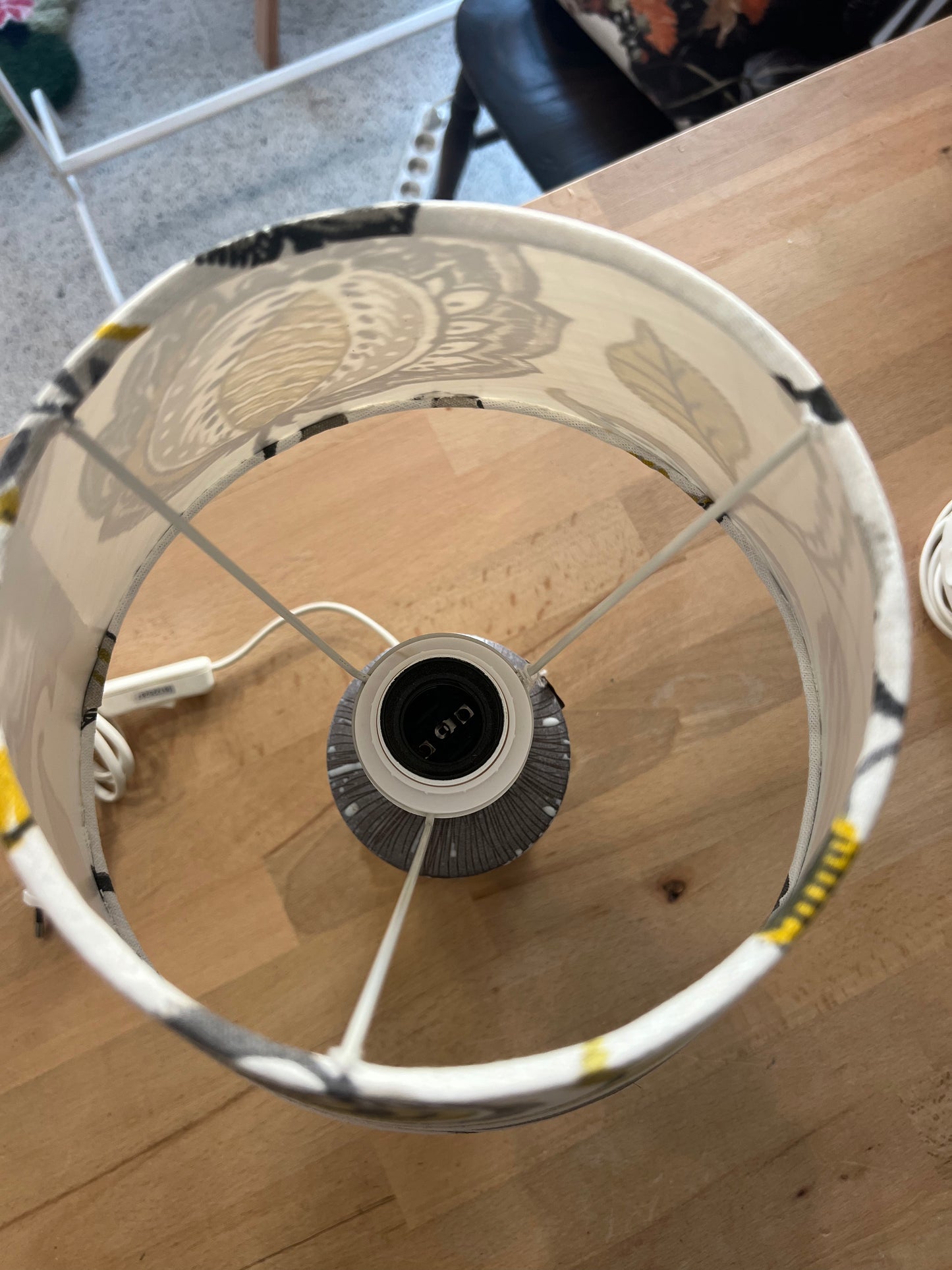 Laholm Swedish Table Lamp and Lampshade