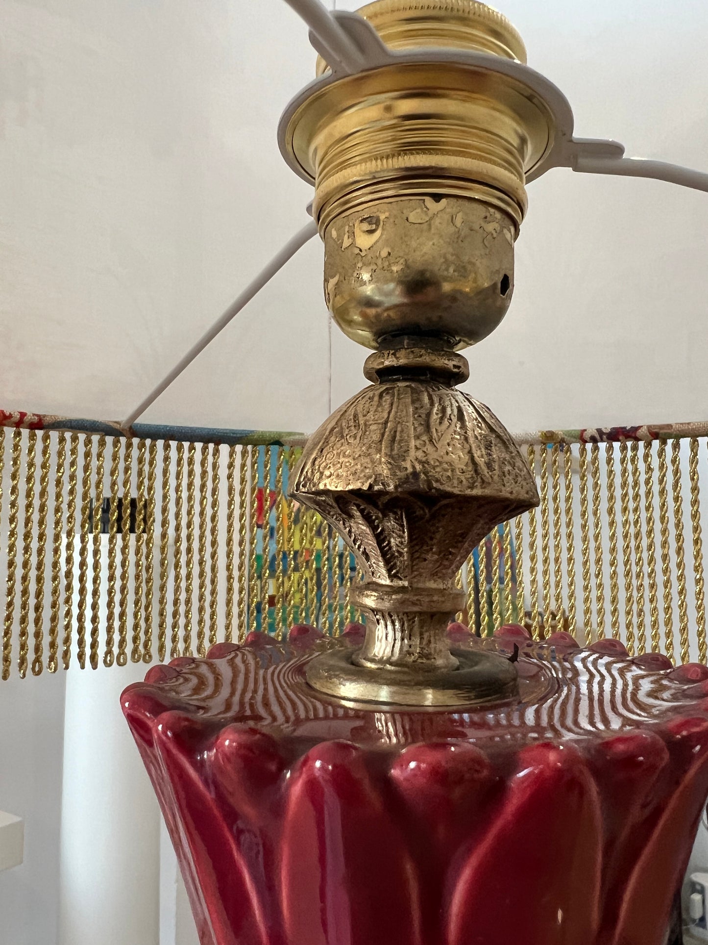 Manises Table Lamp - Pineapple Design