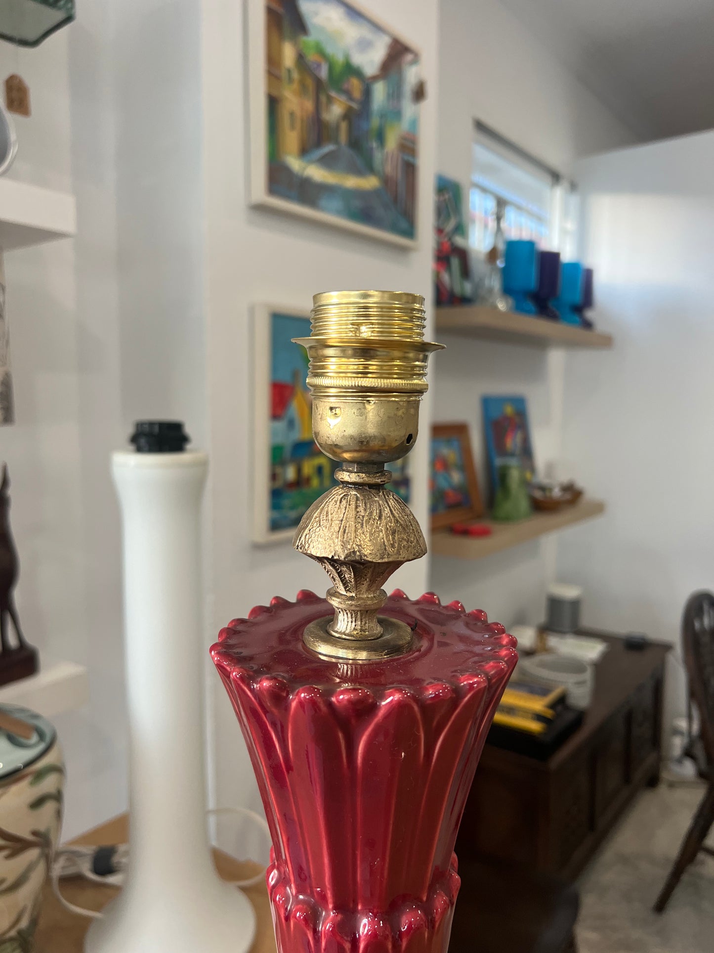 Manises Table Lamp - Pineapple Design