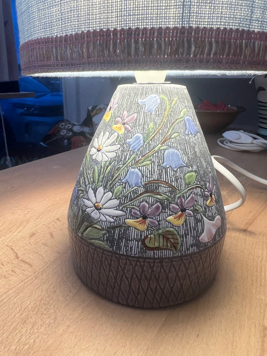 Tillborg Keramik Table Lamp Base with Blue Shade