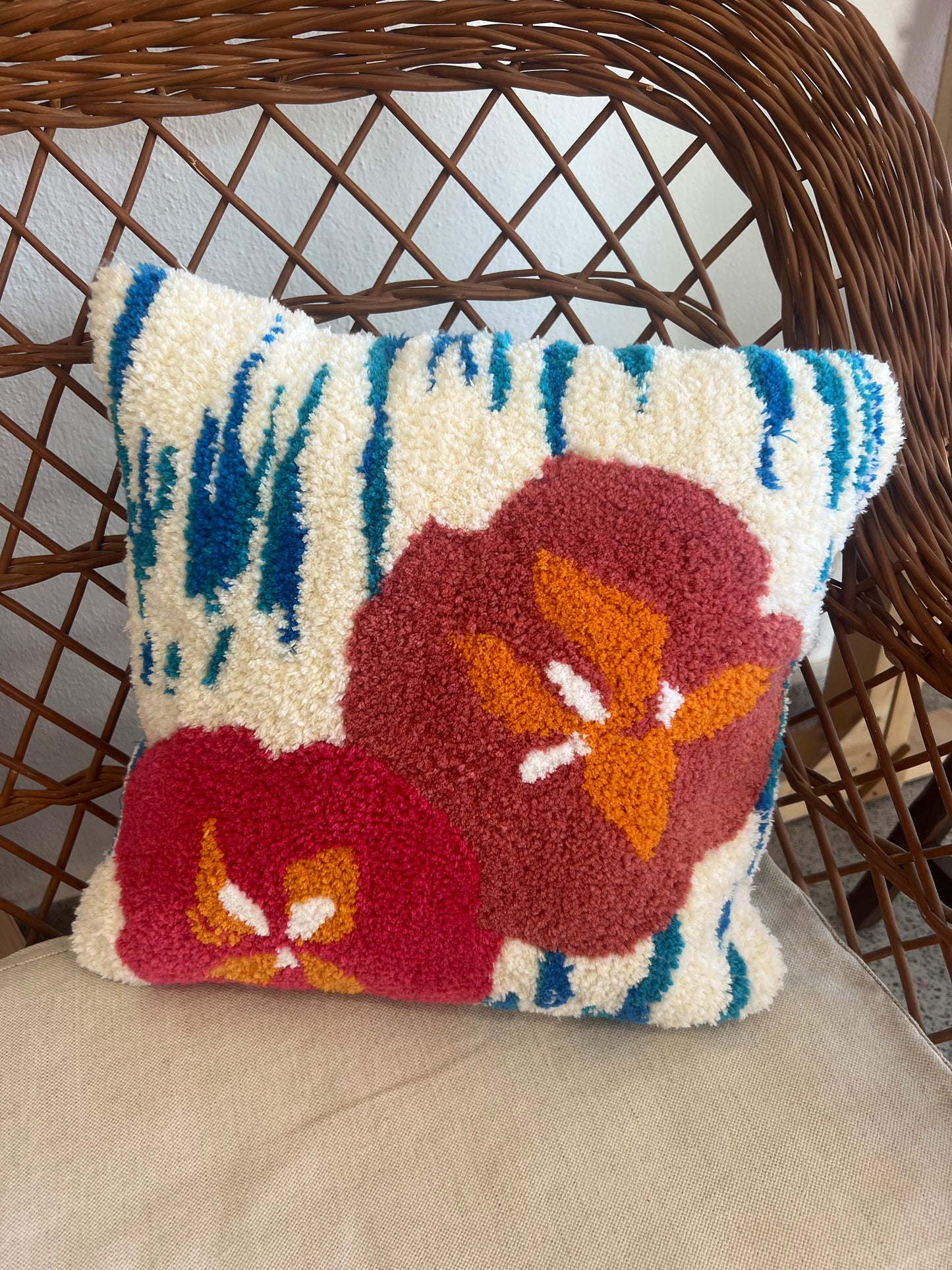 Bloomin' Lovely Tufted Cushion