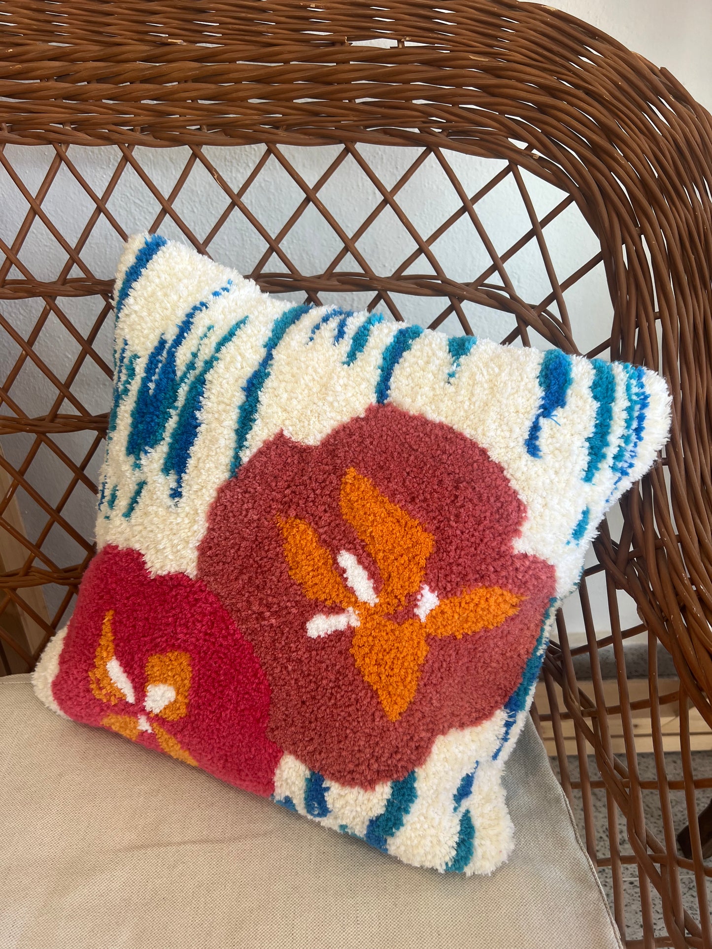 Bloomin' Lovely Tufted Cushion