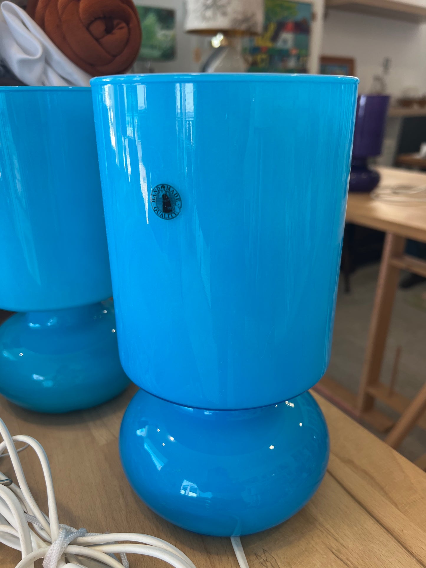 Lytka Edition Table Lamps - Sky Blue