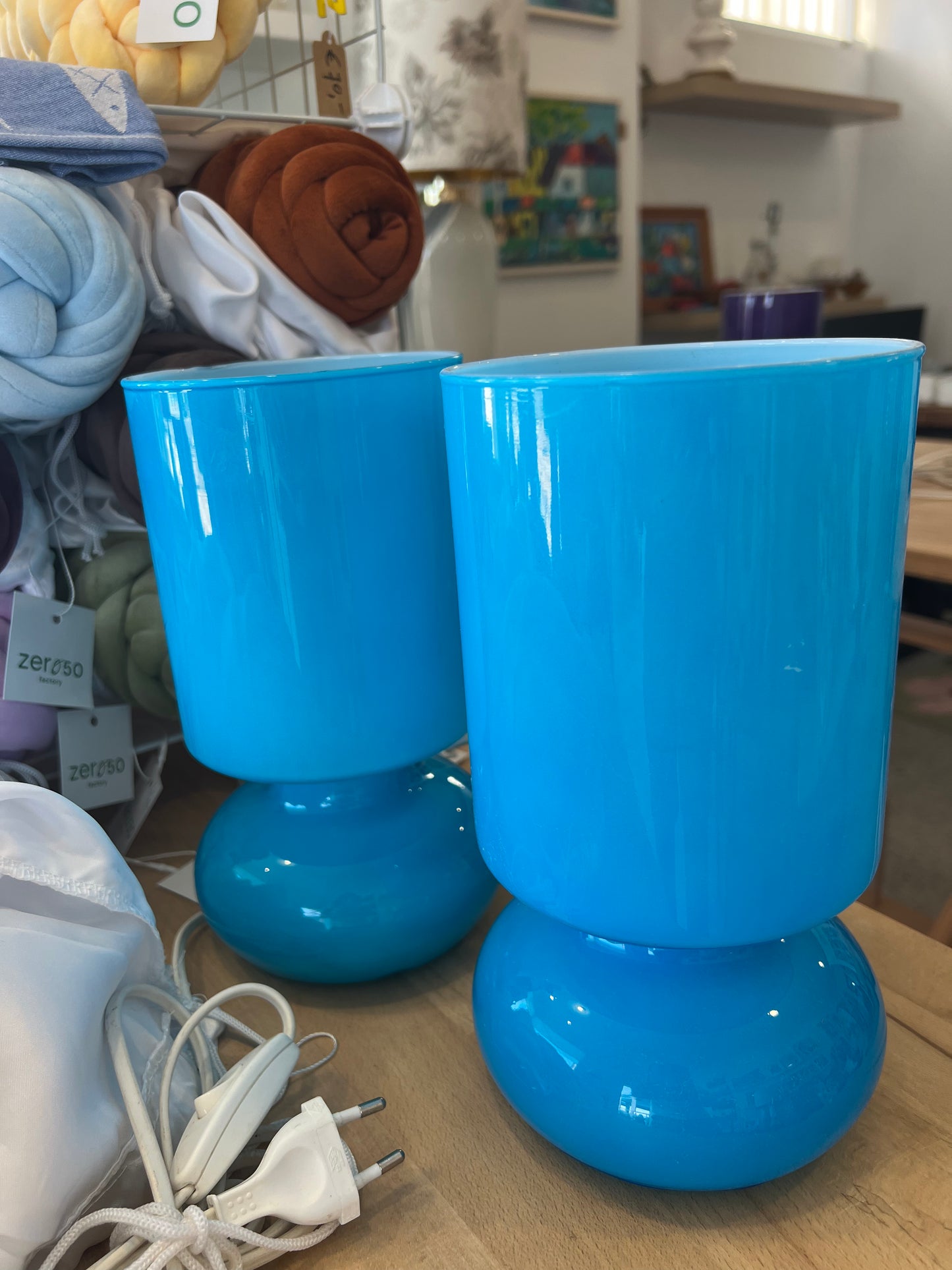 Lytka Edition Table Lamps - Sky Blue