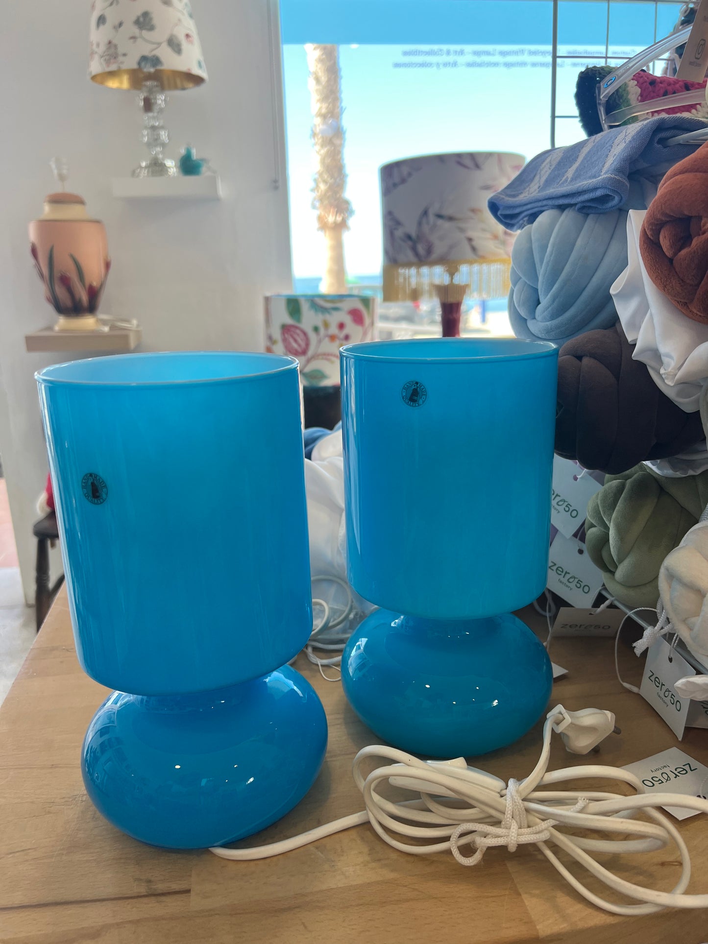 Lytka Edition Table Lamps - Sky Blue