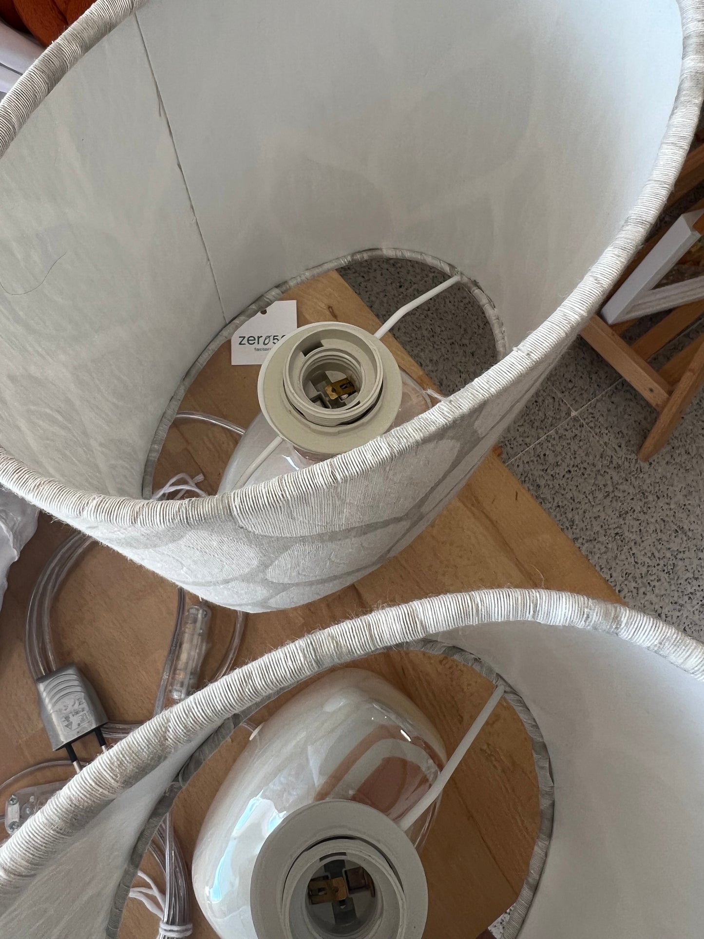 Italian Style Ceramic Mediterranean Pottery Lamps with Shades