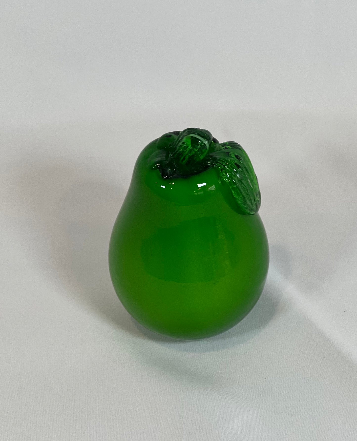 Art-Glass Green Pear