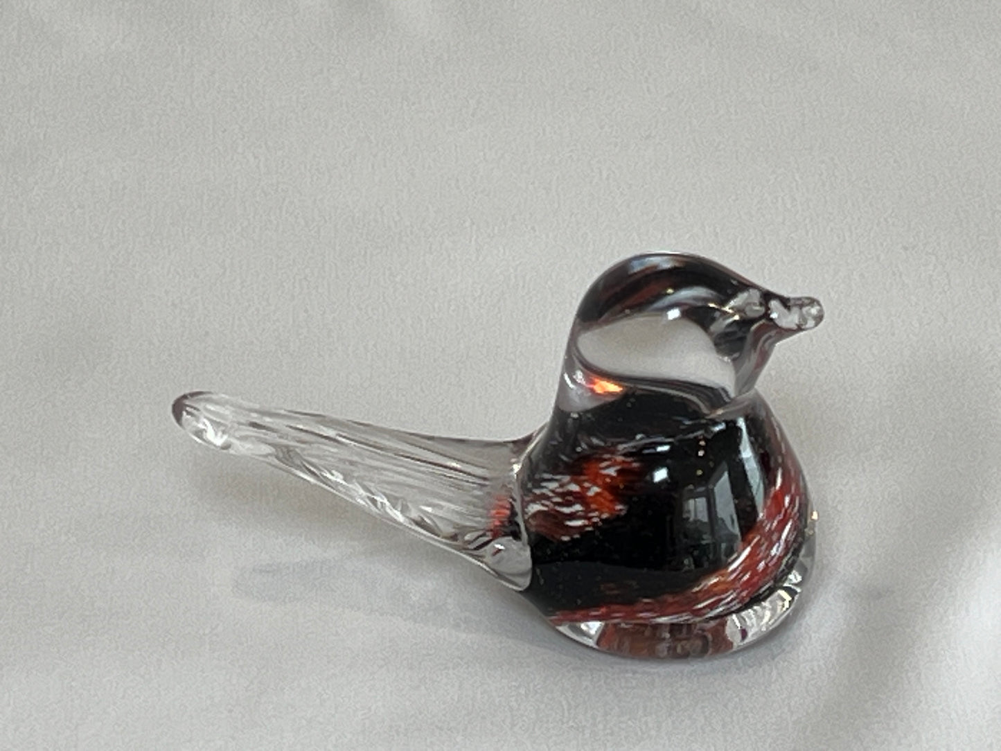 Two Swedish Art Glass Birds