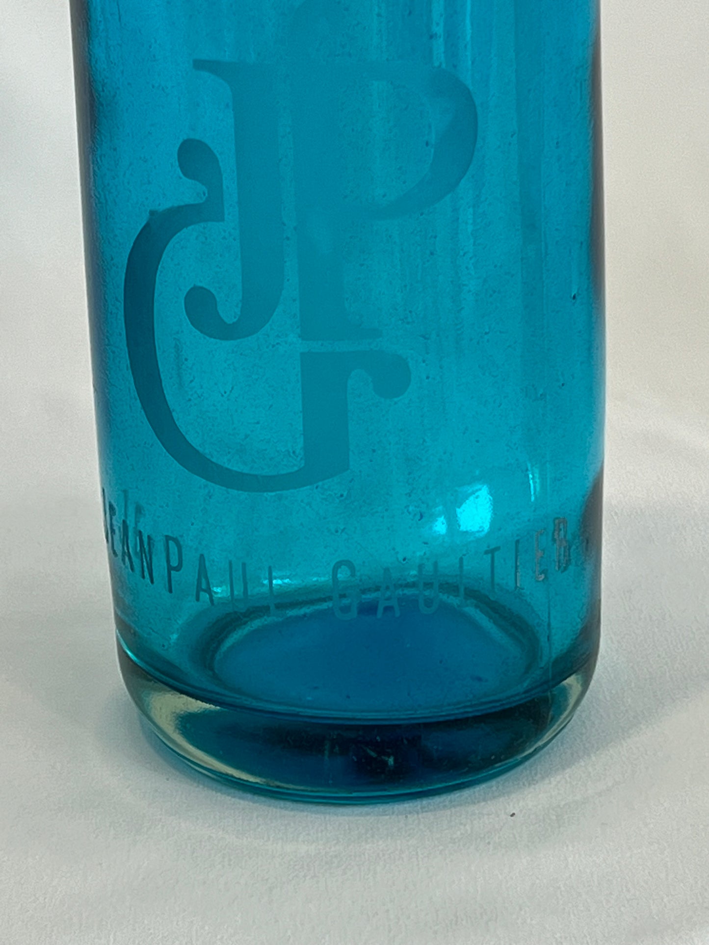 Sifón de soda vintage Jean Paul Gautier (azul)