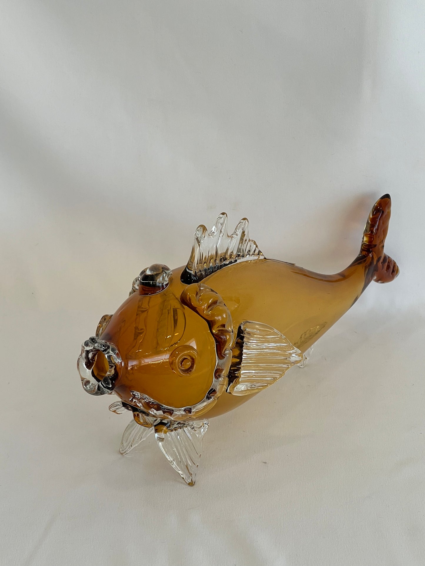 Vintage Murano Style Bottle Fish