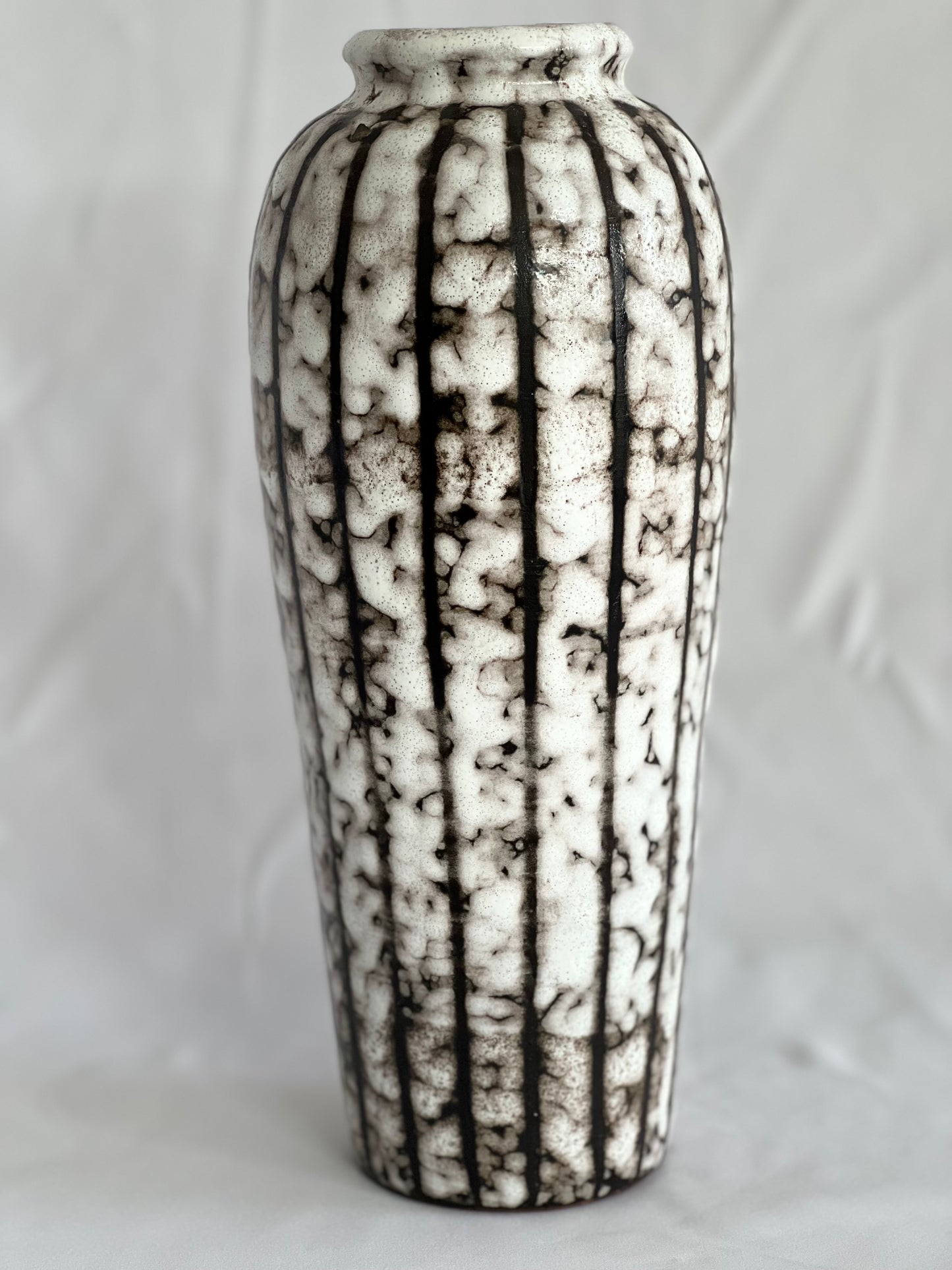 Vintage Earth Toned Ceramic Vase