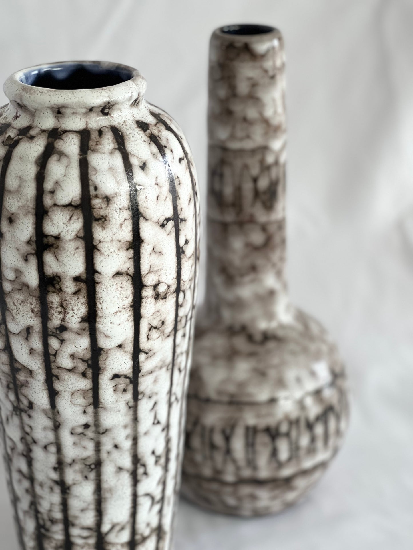 Vintage Earth Toned Ceramic Vase