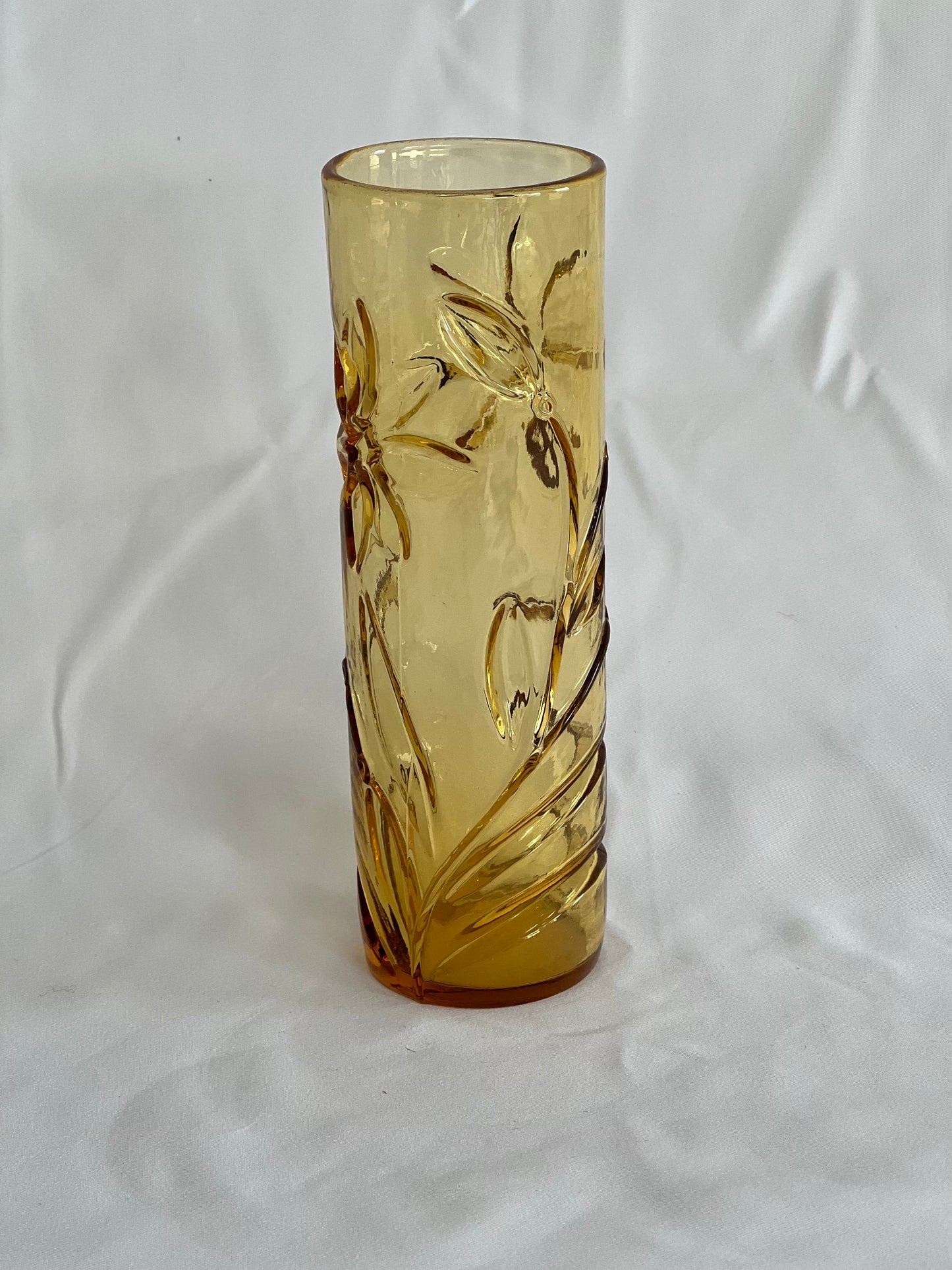 Swedish Yellow Art Glass Vase