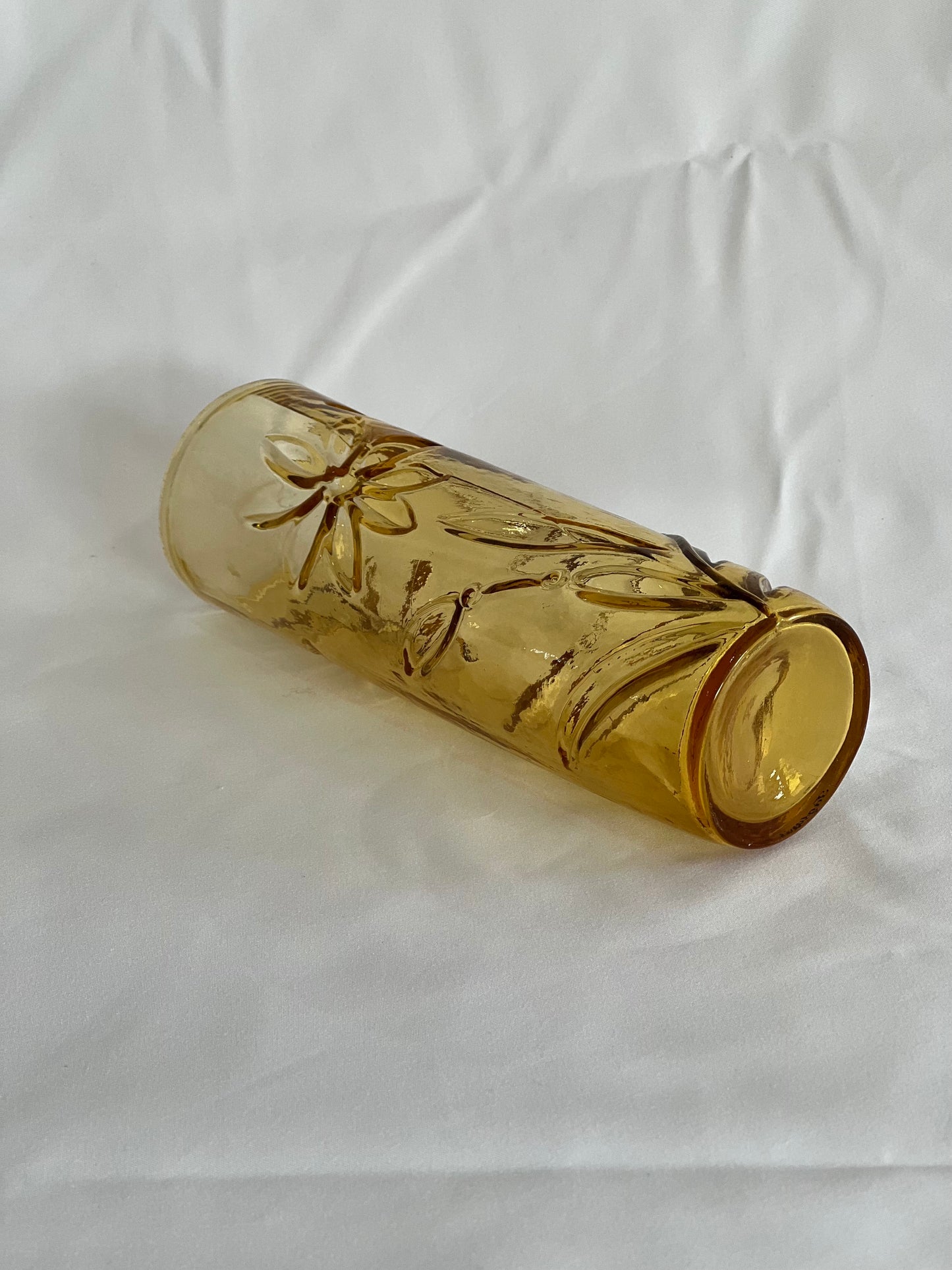 Swedish Yellow Art Glass Vase