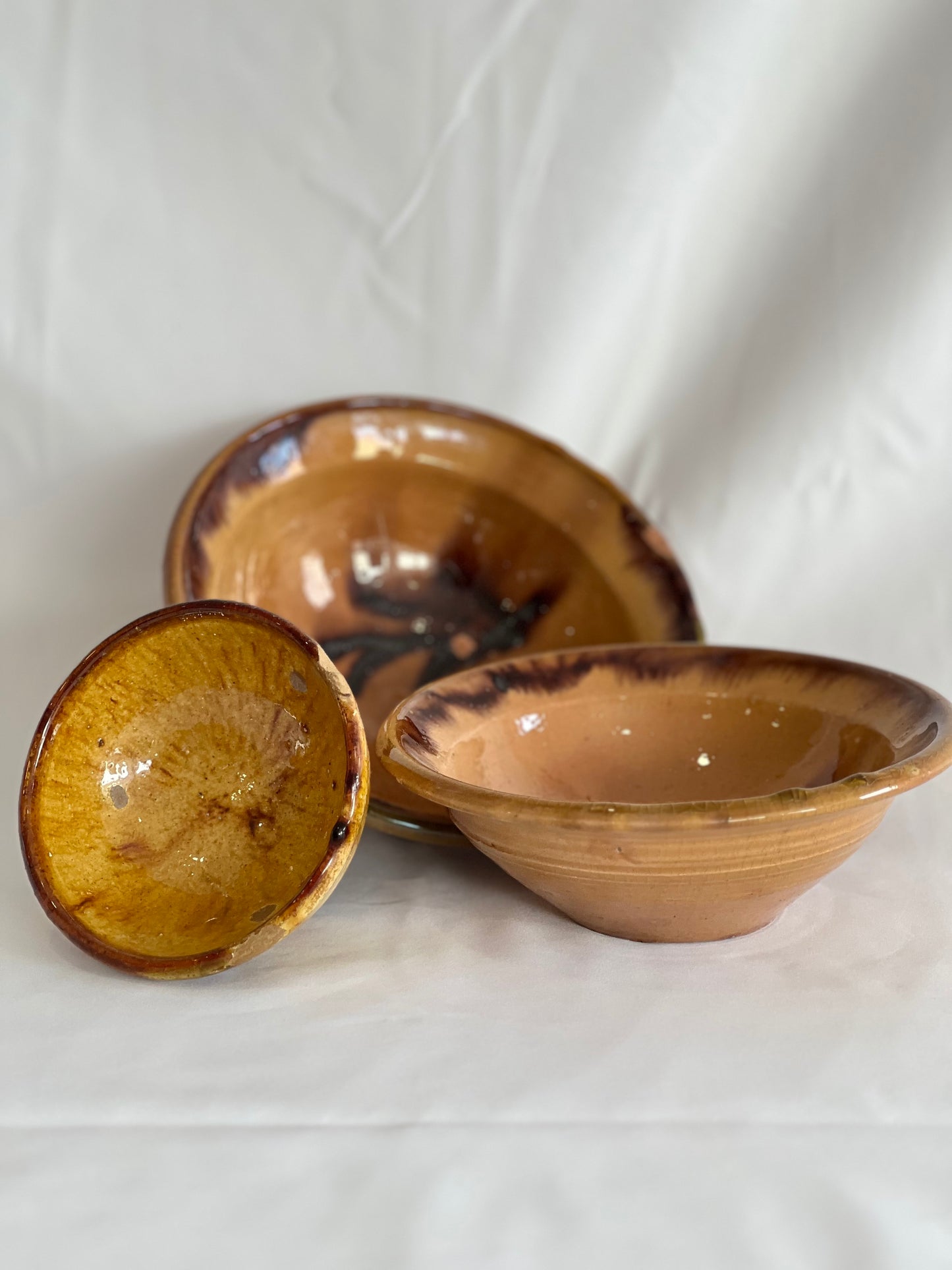 Three Vintage Bowls from Nijar