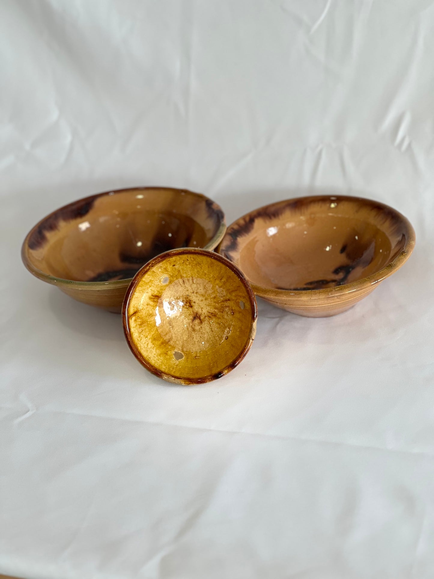 Three Vintage Bowls from Nijar