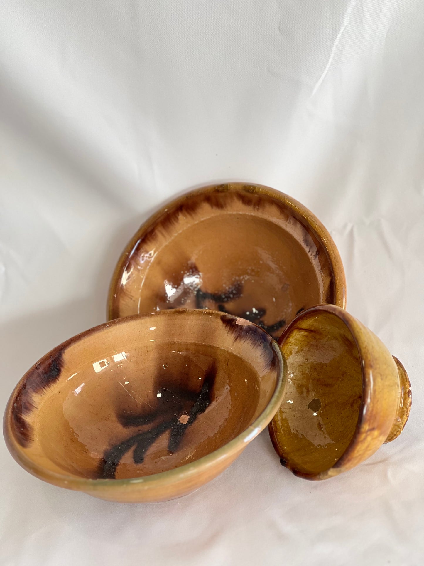 Three Vintage Bowls from Nijar