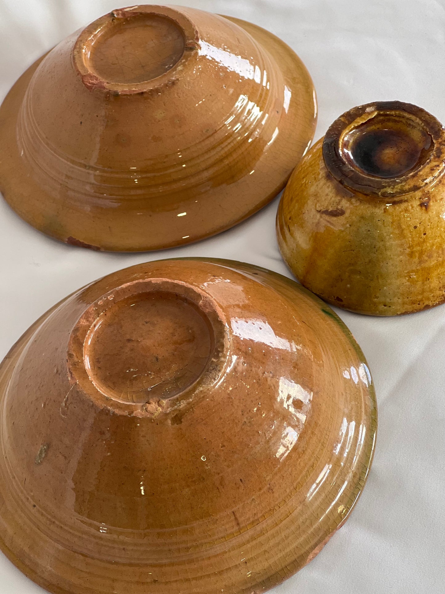 Three Vintage Bowls from Nijar