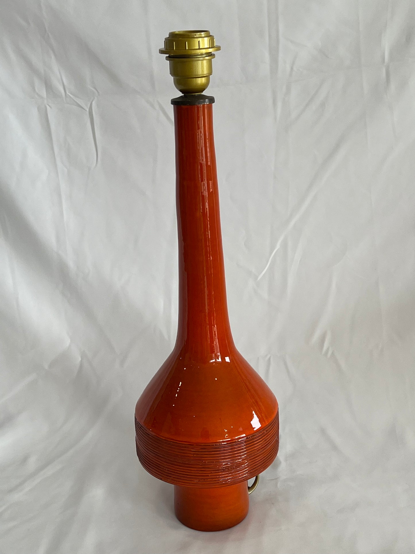 Retro Orange Ceramic Table Lamp