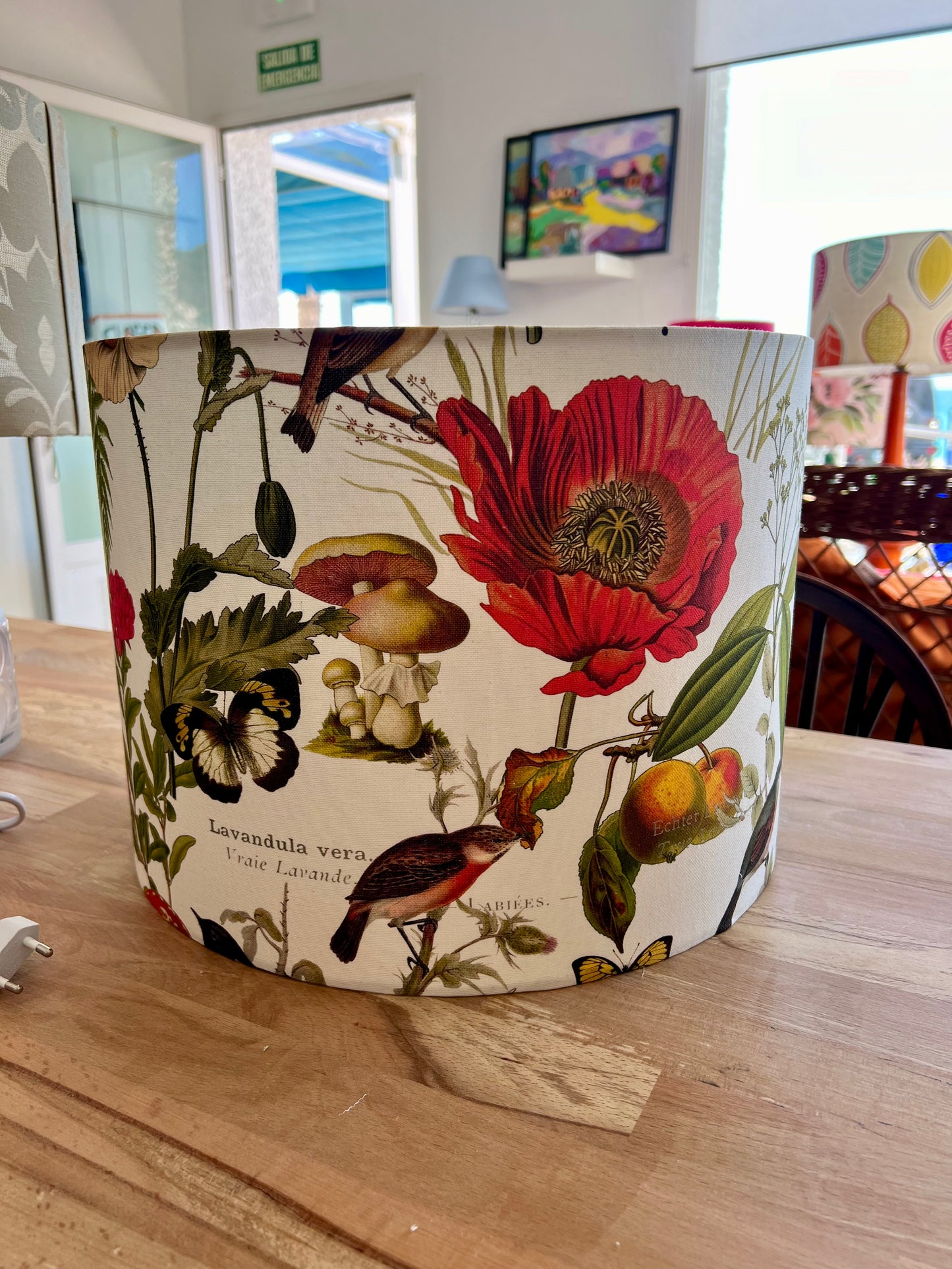 Custom Lampshade - Wild Botanics