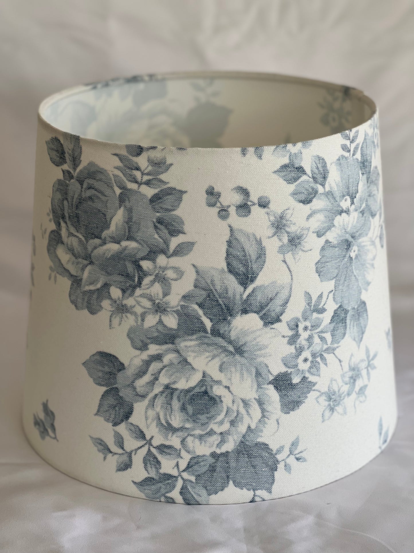 Shabby Chic Floral Blue Lampshade