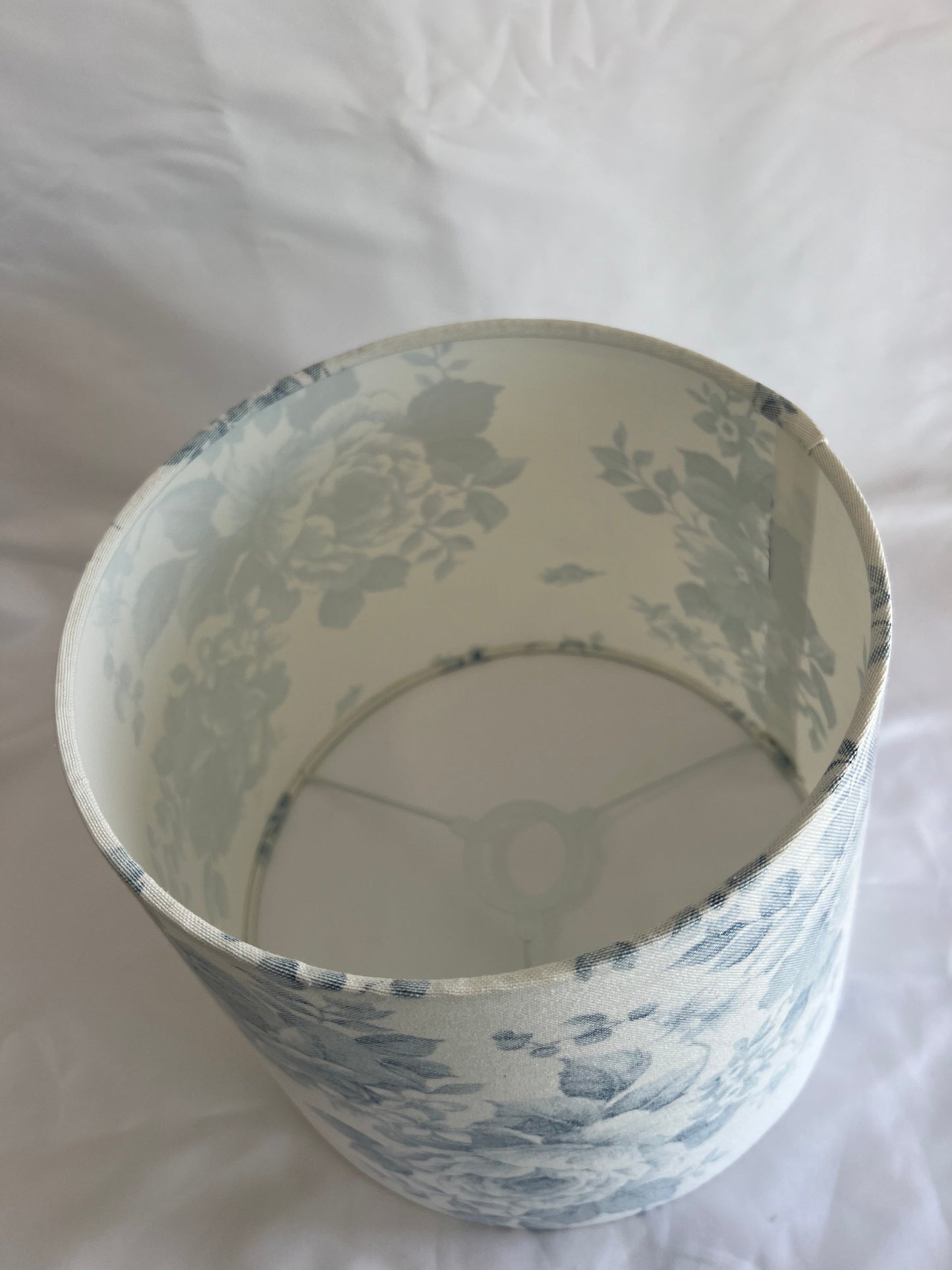 Shabby Chic Floral Blue Lampshade