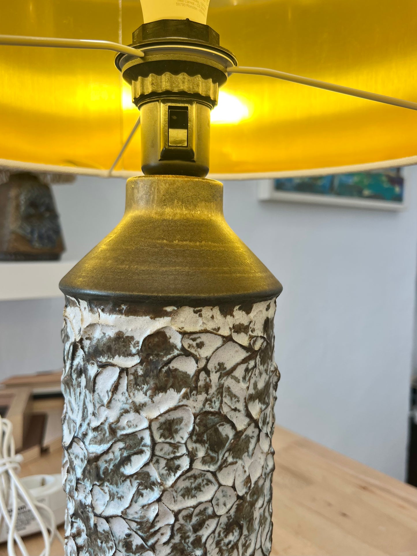 Custom Lampshade - Oats and Honey