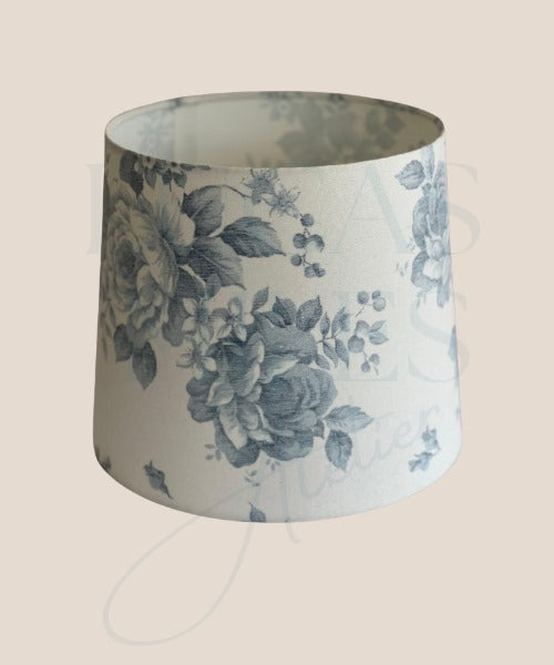 Shabby Chic Floral Blue Lampshade